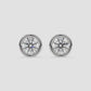 Luminous Bezel Round Diamond Studs