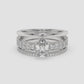 Trinity Spark Pear Bridal Set