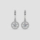 Eternal Halo Stud Earrings - Round