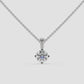 Classic Solitaire Diamond Pendant - Round
